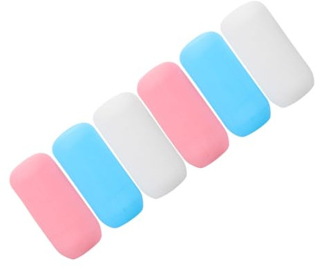 Veemoon 6pezzi Copribottiglie Da Viaggio in Silicone Elastico Tasche Protettive Antiperdita Per Bottiglie Shampoo e Lozione Coperture Estensibili Riutilizzabili Per Contenitori Liquidi Bia