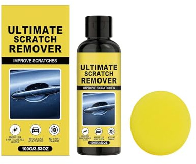 2026 NanoPolix Scratch Remover per Auto, Pasta Rimuovi Graffi a Rapida Azione, 100g, con Spugna Applicatrice Inclusa (1)