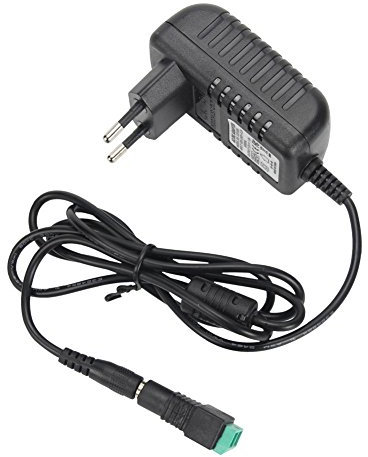 Signcomplex LED Switching Power Supply Trasformatori 24V L'adattatore Uscita alimentazione 24V CC 0.5A Max 12W Max, certificazione CE (spina EU)