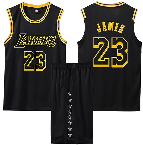 2 Pièces Ensemble Maillot Basketball et Pantalon Court Enfant/Adulte, Gilet et Shorts Basket Enfant/Adulte