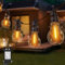 Joomer Festoon Lights Outdoor Mains Powered, 20.5M/67.3Ft Outdoor String Lights with 20 Edison Bulbs, 8 Modes Garden String Lights Waterproof Timer Connectable for Indoor Party Patio, Warm White