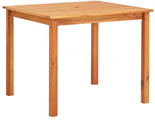 Jiangboyue-45961 Table de jardin en bois d'acacia massif 88 x 88 x 74 cm
