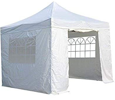 All Seasons Gazebos | Tonnelle Pliante 3x3m avec 4 Parois Latérales et Pack d'Accessoires | Matériaux Robustes, Entièrement Étanches et de Haute Qualité (Crème)