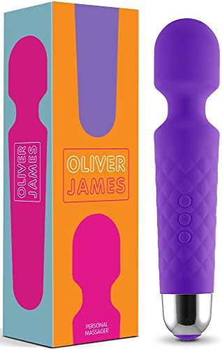 Vibratore Sessuale per Donna - Massaggiante Personale Con 8 Velocità e 20 Modalità - Stimolatore Punto G - Dildo vibrante, Vibratorepunto squirt, Giocattoli Sessuali - Oliver James (Viola)