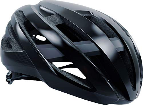 BBB Cycling Unisex-Adult Fahrradhelm Maestro | Damen und Herren | Airflow Cooling System Lightweight | Rennrad und E-Road | BHE-09 | Glänzend Schwarz M (55-58cm)