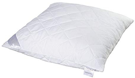 Clinotest Steppkissen 60x80 cm - großes Kopfkissen waschbar bis 95°C, bauschiges Kissen, Kochfest, formstabil & langlebig, Öko-Tex Zertifiziert in Hotelqualität, Allergikerkissen 700 g Füllung