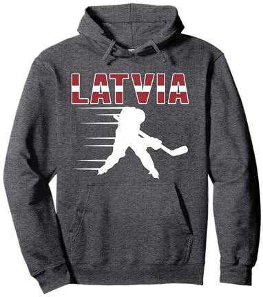 Latvia Ice Hockey Fans Jersey Latvian Hockey Team Supporter Pullover Hoodie