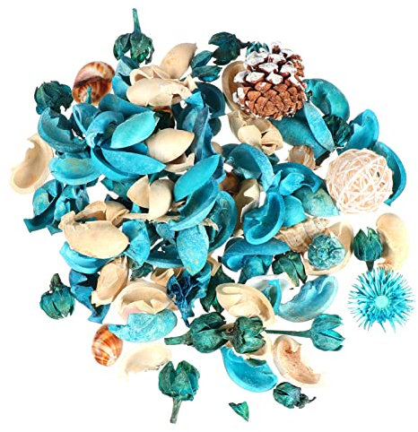 HOMSFOU Sea Shell Potpourri Bag with Ocean Scent Fragrance Aroma Vase Filler Shell Bag Coastal Balls Scented from Sea