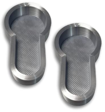 Boudin de Porte à Clé Anti-Courant d’Air et Anti-Froid - Embout de Serrure à Emboîtement - Empêche les Courants d’Air Froid - Facile à Installer - Lot de 2 (Argent)