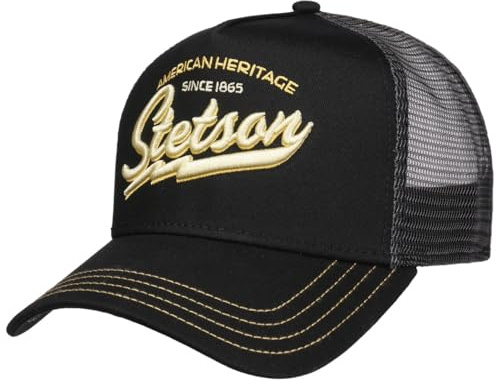Stetson Since 1865 Casquette Trucker Unicolore Unisexe Toutes Saisons