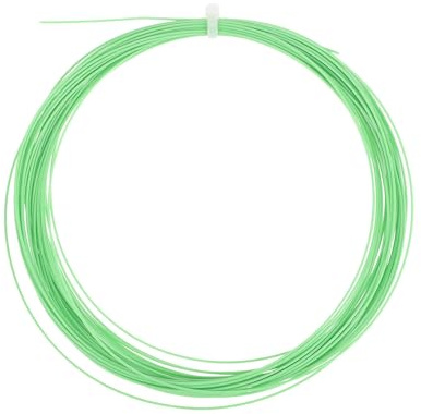 CIYODO Cuerda de Bádminton de Nailon Verde 0.70mm para Raqueta de Entrenamiento, Resistente y Fácil de Cortar, Adecuado para Principiantes, 1 Rollo