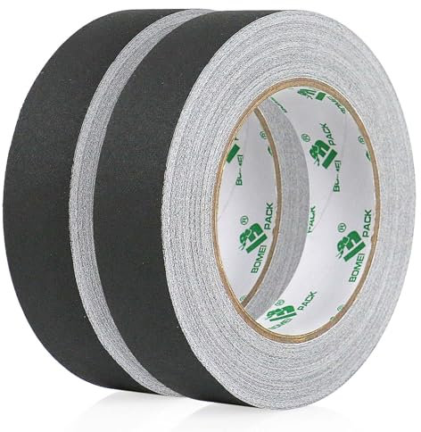 Bande noire de Gaff du tissu 24MM x 30Y
