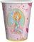Party Factory `Prinzessin Lillifee´ 8 Pappbecher 250ml, Einwegbecher, Papierbecher für Kindergeburtstag oder Mottoparty