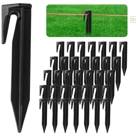 Piquets Sol Bogoro Pour Robots Tondeuses, Lot 100, Piquets Sol, Ancrages Au Sol, Fixation Pour Crochets Robot Tondeuse, Pour CâBle PéRiphéRique, CâBle Recherche, Support CâBle