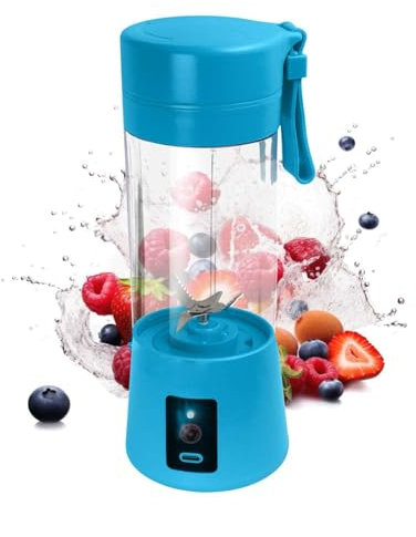 OcioDual Extracteur de Jus, Shaker Electrique, Mixeur Plongeant pour Smoothies, Milkshakes, Cocktails, Shakes Protéinés, Mixer Mini Blender Portable de 380ML, Rechargeable USB-C