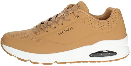 Skechers Uno Stand on Air Baskets Homme, Tan Durabuck Trim, 41 EU