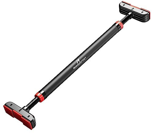 RHINOSPORT Klimmzugstange Türrahmen ohne Schrauben mit Neues Drehbares Zahnradschloss, Klimmzugstange verstellbar 69-92 cm (27.1in-36.2in), Tragkraft bis 200 Kg Pull Up Bar