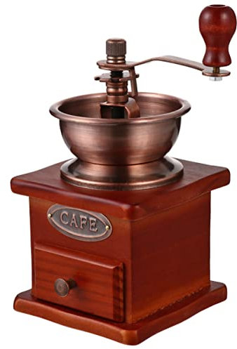 BESTonZON Handelskaffeebohnenmühle Aus Keramik Tragbare Manuelle Kaffeemühle Kompakt Und Praktisch Für Kaffeebohnen Und Andere Getreidesorten Geeignet Leicht Zu Reinigen Und Langlebig