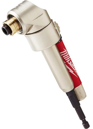 For Milwaukee 49-22-8510 1/4-Inch 90-Degree Angle Offset Power Groove Drive Adapter