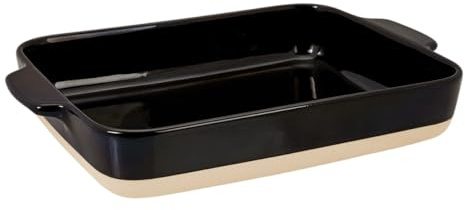 Lurch Terra Nova Ofenform M Keramik 29,8x20,7x5,1cm schwarz/creme