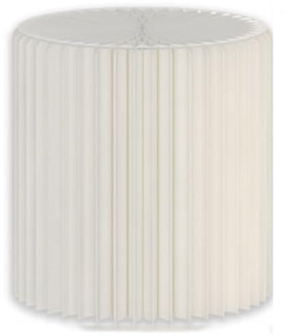 GODFSAHG Pedestal de Flores de Papel Plegable Blanco portátil para decoración de Bodas y cumpleaños, 40 x 40 cm/15,74 x 15,74 Pulgadas