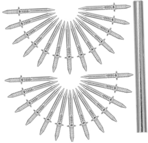 Angoily Clou Double Tête Pour Plinthes Fer Robuste Clous Sans Couture Pour Fixation Intérieure Avec Manchon Installation Bois Décoratifs