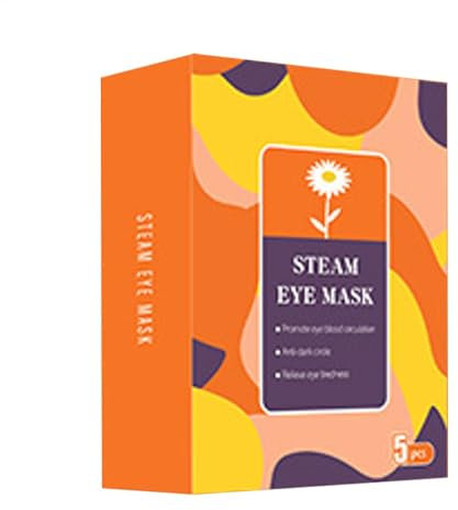 Warm Compress Eyes, Warming Eye, Sleep Eye, Comfortable Heating Masks 5 Packs, Masks for Sleep, Portable Warm Optic Compresses for Dry Eyes, Men Women, Non-Woven Fabric, 112g