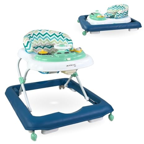 Mobiclinic®, Lauflernhilfe, Faltbar, Interaktives Spielzeug, mit Musik und Lichtern, 3-fach Höhenverstellbar, Abnehmbares Tablett, Rayo, +6 Monate, Stabil und Sicher