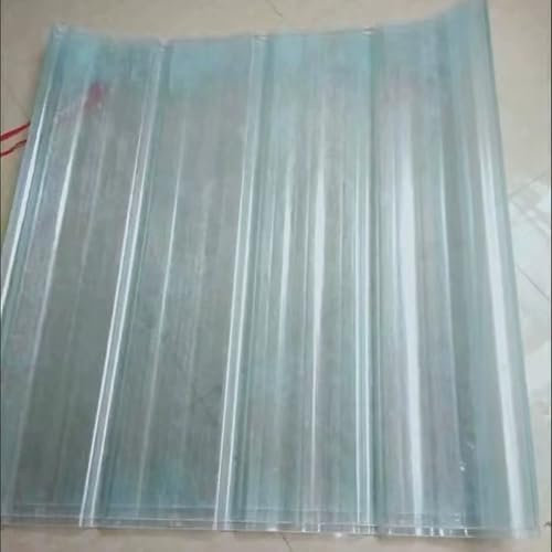 Planchas Transparentes Tejados, 1.5mm Paneles Para Tejado Resistentes Al Impacto, Hojas De Techo Corrugado, Placa De Iluminación Natural De Fibra De Vidrio, Chapa Tejado (0.9×1m/35×39in,1pcs)