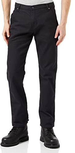 Dickies Mens Tough Max Duck Carpenter Pants, Stonewashed Black, 34W x 34L US