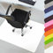Office Marshal Bodenschutzmatte in Trendfarben | 90 x 120 cm für Hartböden | ohne schädliche Weichmacher und PVC | Größe und viele Farben zur Auswahl (Semi-transparent/Milchig)
