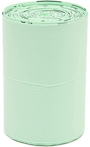 Juvale Trash Bags - 33 Gal, Pack of 20, Green Color - Heavy Duty Garbage Bags & Kitchen Trash - Built-In Dispenser for Garbage Bin
