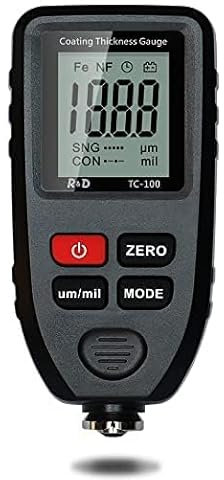Medidor de espesor de capa con medidor de espesor digital para coche, identificación automática de base de hierro y base de aluminio (TC100DE)