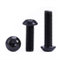 FandWay Linsenkopfschraube mit Torx (ISR/TX) nach Norm ISO 7380,Maschinenschrauben M5x8/12/16/20/30mm Schwarz Klasse- 10.9 Kohlenstoffstahl Rund-kopf Gewindeschrauben Set mit 1 T25 Key (20 Je Größe)
