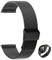 ZUOQIANG Montre Connectée 22mm en Acier Inoxydable à Maille, Bracelet de Remplacement Réglable pour Homme et Femme