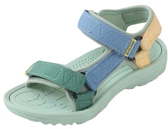 R-ISLAND Sandali sportivi per bambini,Unisex,Impermeabile e confortevole,Punta scoperta,Sandali estivi,Sport,trekking., LAGUNA, 34 EU