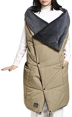 Lightweight Electric Heated Blanket USB Electric Heating Shawl Multifunctional Wearable Heated Throw Blanket For Travel Electric Heated Blanket Electric Heating Shawl Usb Heating Shawl Heated Throw