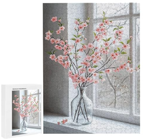 Puzzles 4000 Pieces for Adults jigsaw Puzzles for Adults 4000 Piece Puzzle Challenging & Brainteasing Educationa Game for The Whole Gifts for Men, jigsaw Puzzle Theme: (Window Sill Flower) h-107