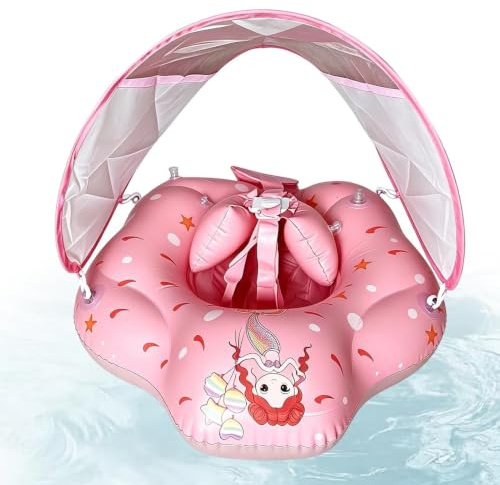 Flotteur Bebe Piscine 3 À 36 Mois | Bouee Bebe avec Pare soleilss UPF50+