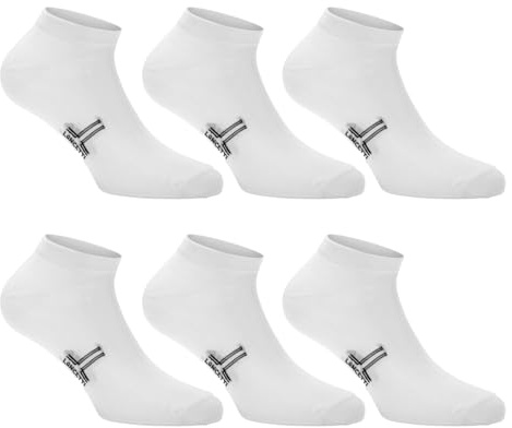 LANCETTI - 6 Paia Calzini Corti Sneaker per Uomo o Donna, Fantasmini in Cotone Filo di Scozia
