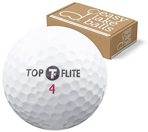 100 TOP-FLITE Mix LAKEBALLS/GOLFBÄLLE - easylakeballs - QUALITÄT AAA/AA - IM NETZBEUTEL