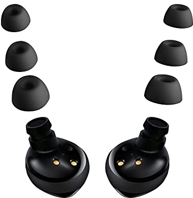kwmobile 6X Ersatzpolster kompatibel mit Samsung Galaxy Buds 2 - Silikon Ersatz Ohrpolster In-Ear Kopfhörer - Headphones Polster