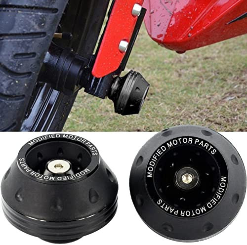 Wudaizhi 2pcs Motorcycle Crash Protector Wheel Protection Pads Motorbike Motocross Tire Frame Slider Colorful Equipment Accessories