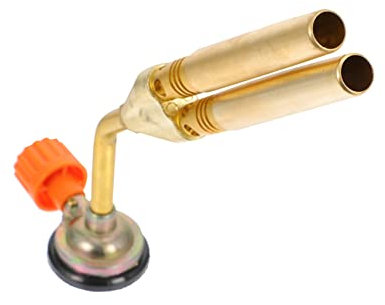 DOITOOL Torche à Gaz Réglable à Double Tube Pour Barbecue Et Cuisine Chalumeau De Soudage Compact Et Pour Cuisine Activités De Plein Air