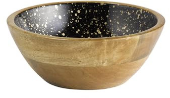 APS 1050 Schale MANGO, Mangoholz, Epoxidharzbeschichtung innen, Ø 20 cm, 0,8 Liter, Obstschale, Salatschüssel, Schüssel