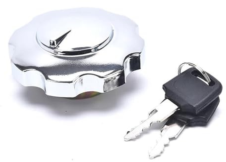 Tapa combustible Para CG125 Repuestos Diámetro 60 Mm Motocicleta Tanque De Combustible Tapa De Bloqueo Con 2 Llaves