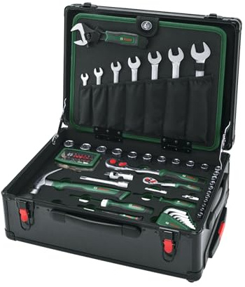 Bosch Rollwerkzeugkoffer-Set 119-teilig (Zubehör Handwerkzeug)