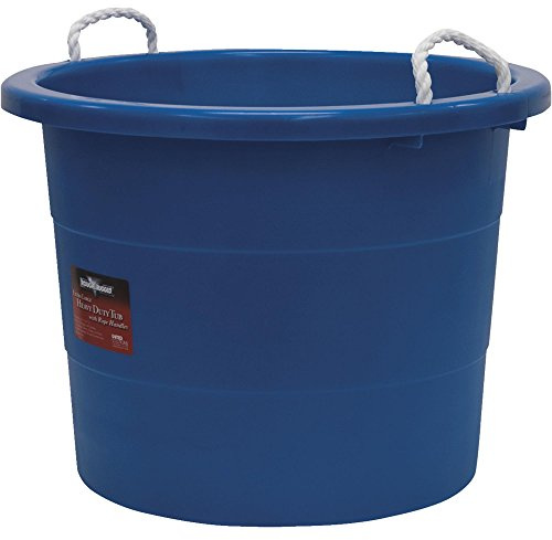 United Solutions TU0014 Utility Tub Muck Bucket, 20 gal, Plastic, Blue