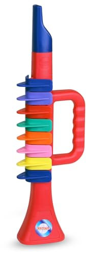 Bontempi – 322732 – Musikinstrument – Trompete – 8 Noten, Blau