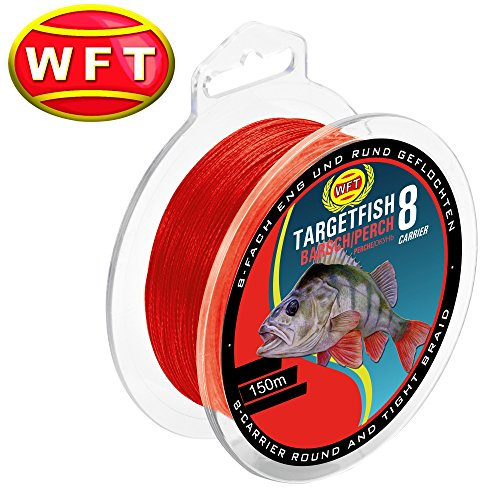 WFT TF8 Barsch red 150m - Barschschnur, Durchmesser/Tragkraft:0.08mm / 5kg Tragkraft
